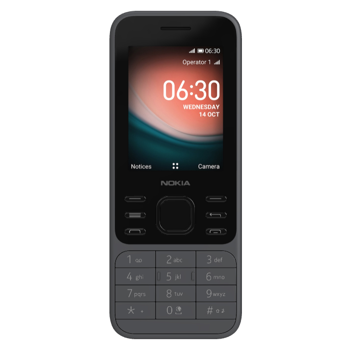 گوشی موبایل نوکیا مدل 6300 4G TA-1322 دو سیم‌کارت ظرفیت 4 گیگابایت و رم 512 مگابایت